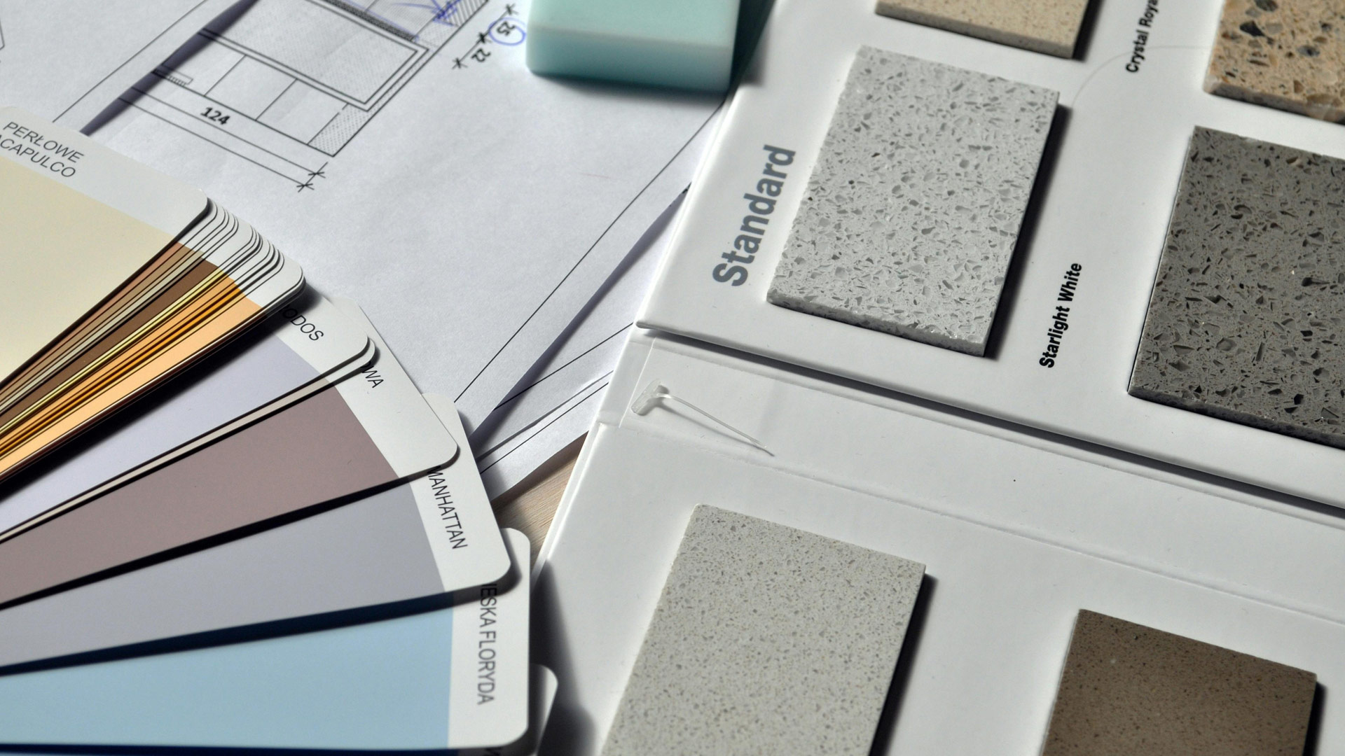 Interiors pallete texture